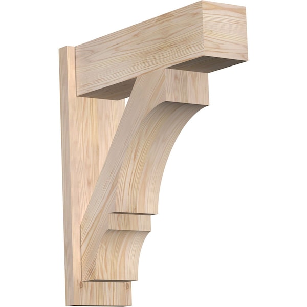 Ekena Millwork Balboa Block Smooth Outlooker, Douglas Fir, 7 1/2"W x 24"D x 28"H OUT08X24X28BOA05SDF - main